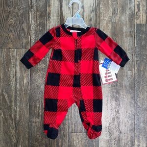🔥Baby Newborn Christmas Flannel Sleepwear Pajamas PJs New🔥